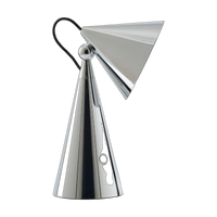 Pose Portable Light in Polished Silver by Tom Dixon