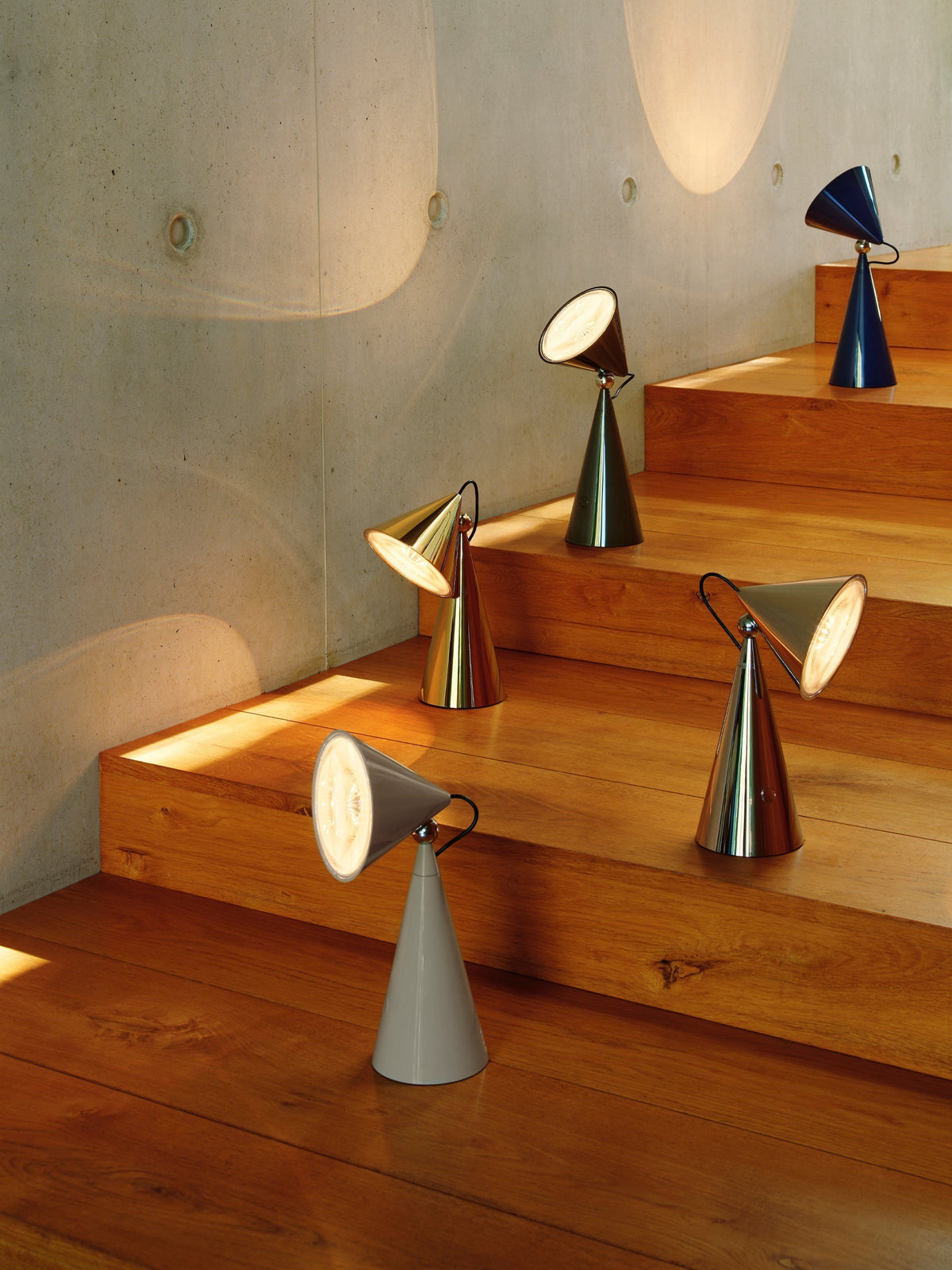 Pose Portable Light by Tom Dixon in an interior setting