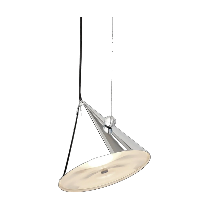 Pose Small Pendant in Polished Silver by Tom Dixon