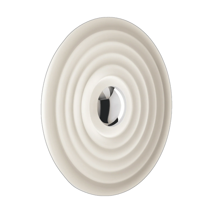 Tom Dixon Press Large Surface Light in frosted pressed glass