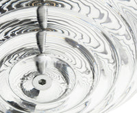 Tom Dixon Press Medium Sphere Pendant clear pressed glass underside detail