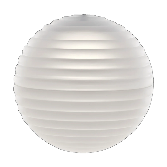 Press Medium Sphere Pendant, Frosted Pressed Glass by Tom Dixon