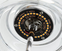 Tom Dixon Press Mini Sphere Pendant clear pressed glass LED detail