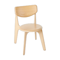 Slab Dining Chair Natural Brushed Oak