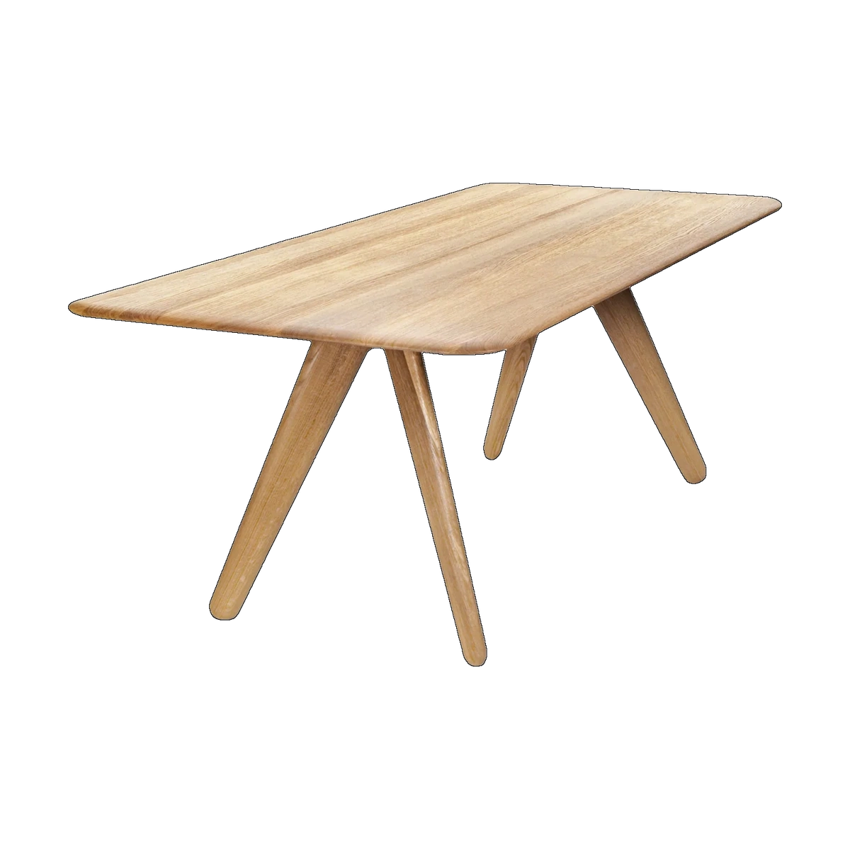 Tom Dixon Slab Large Dining Table Natural Brushed Oak
