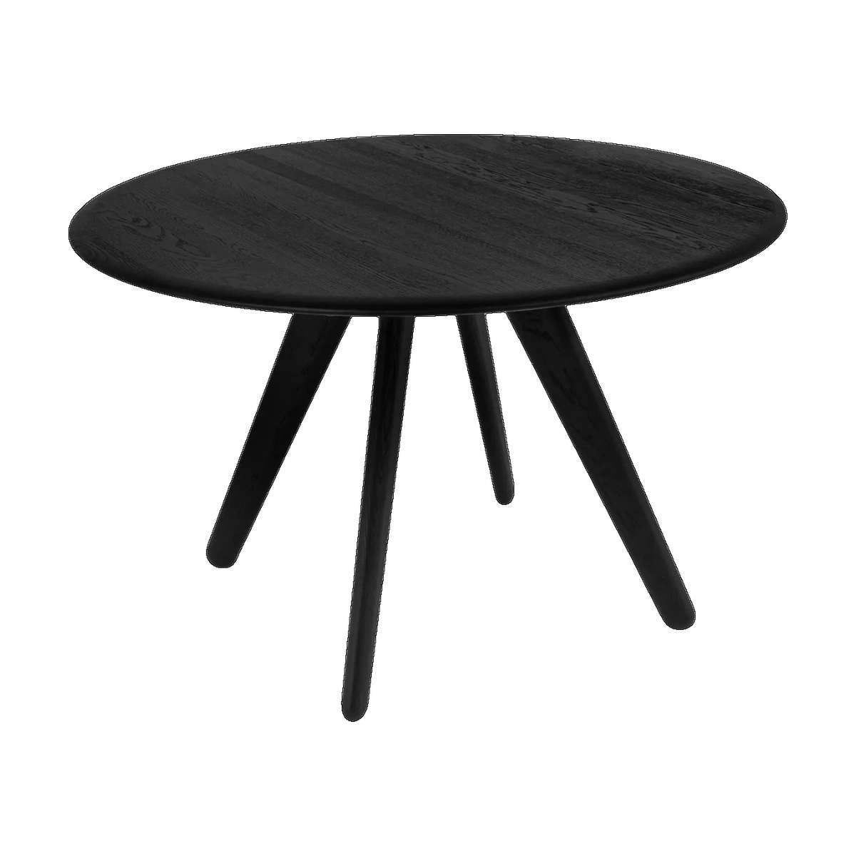 Tom Dixon Slab Large Round Table Black Brushed Oak