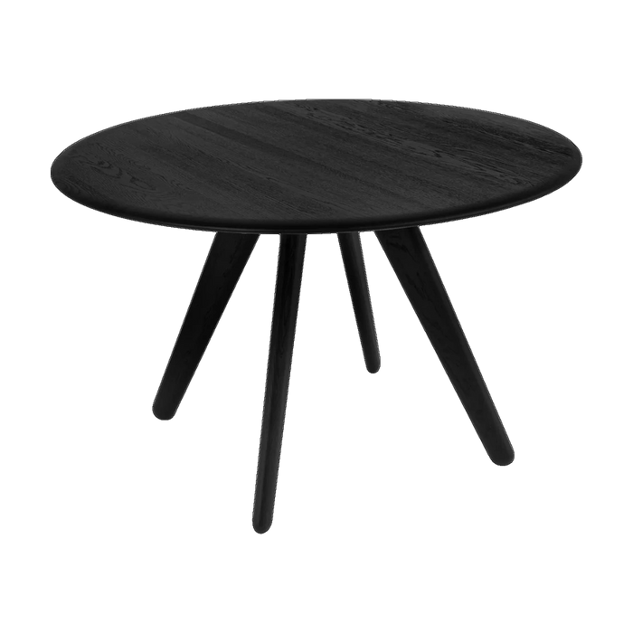 Tom Dixon Slab Large Round Table Black Brushed Oak