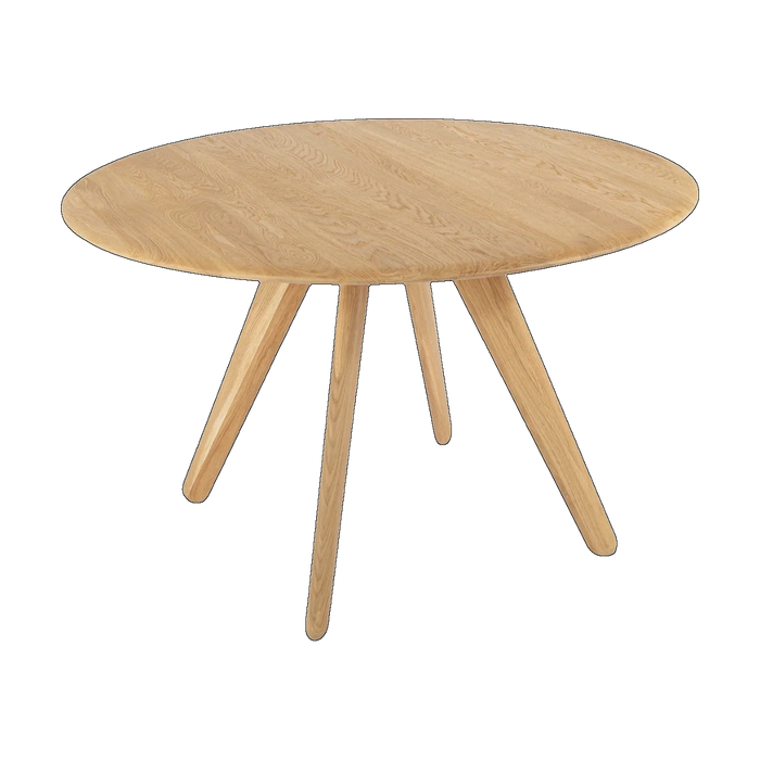Tom Dixon Slab Large Round Table Natural Brushed Oak