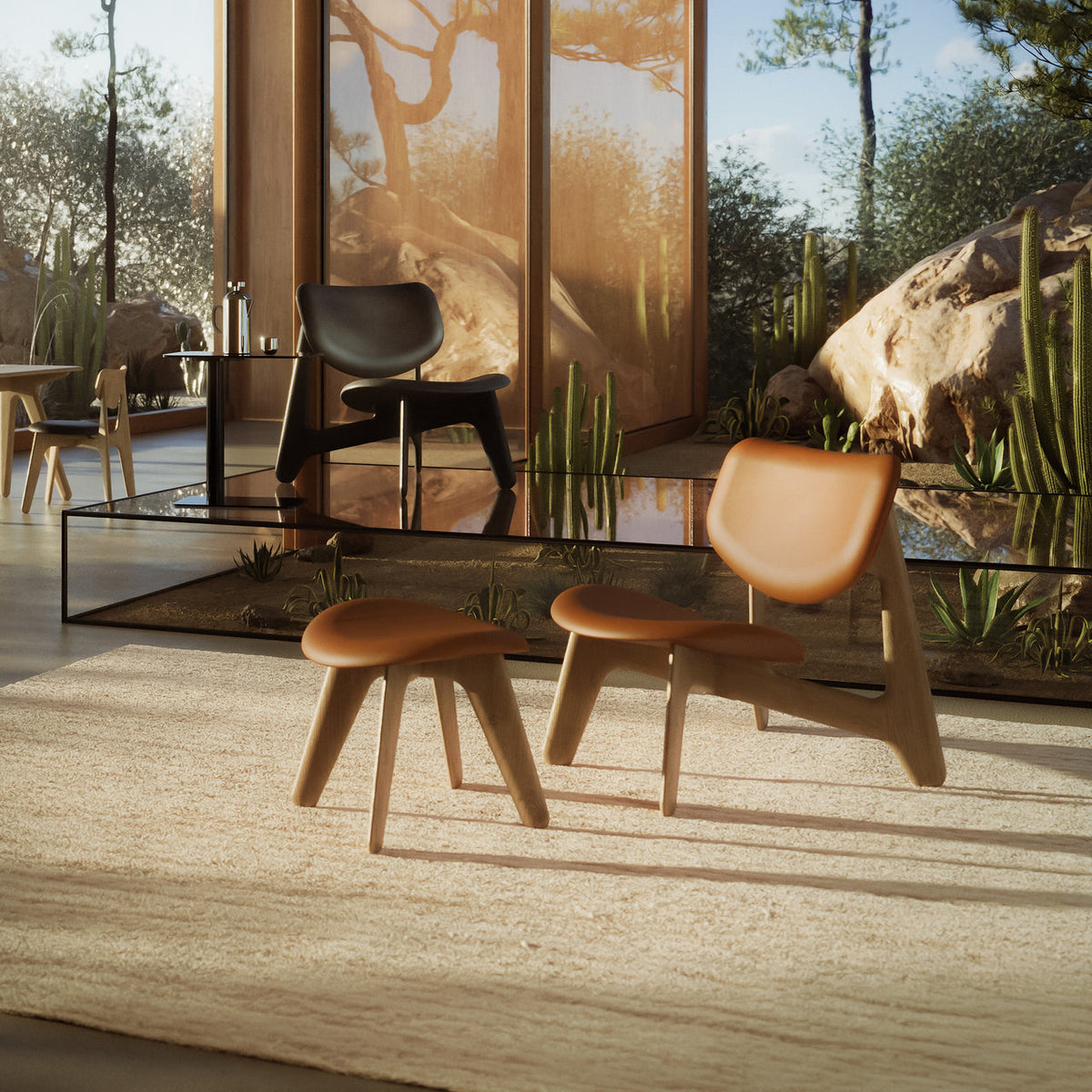 Slab Lounge Chair lifestyle interior