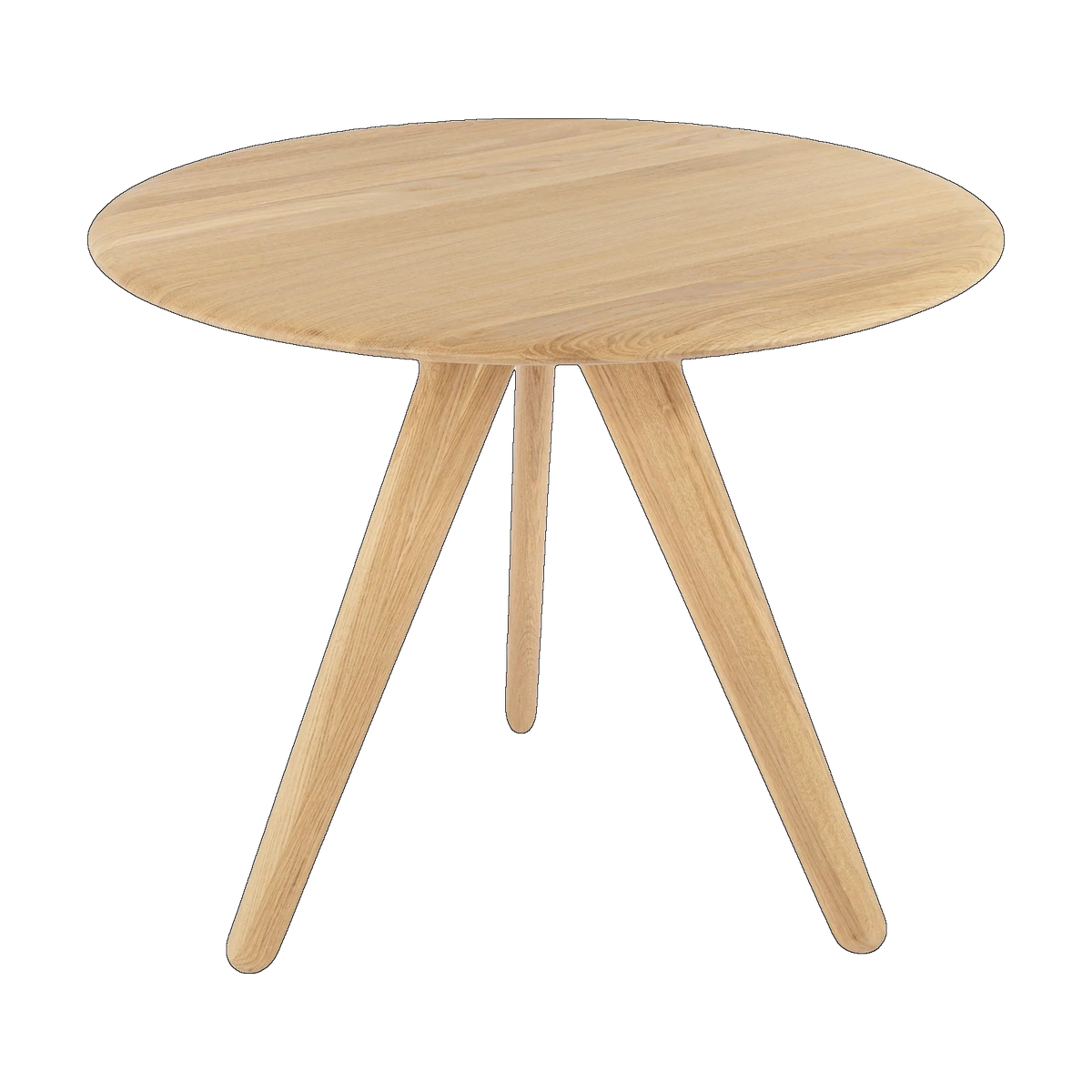 Tom Dixon Slab Small Round Table Natural Brushed Oak