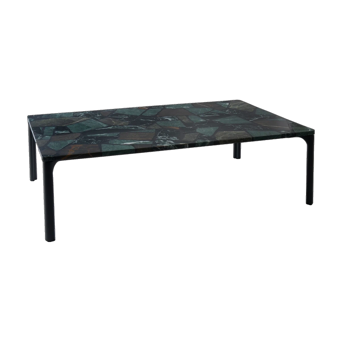 Smash Coffee Table in Mixed Marble by Tom Dixon