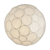 Soft Large Pendant, White Sprayed TPU by Tom Dixon