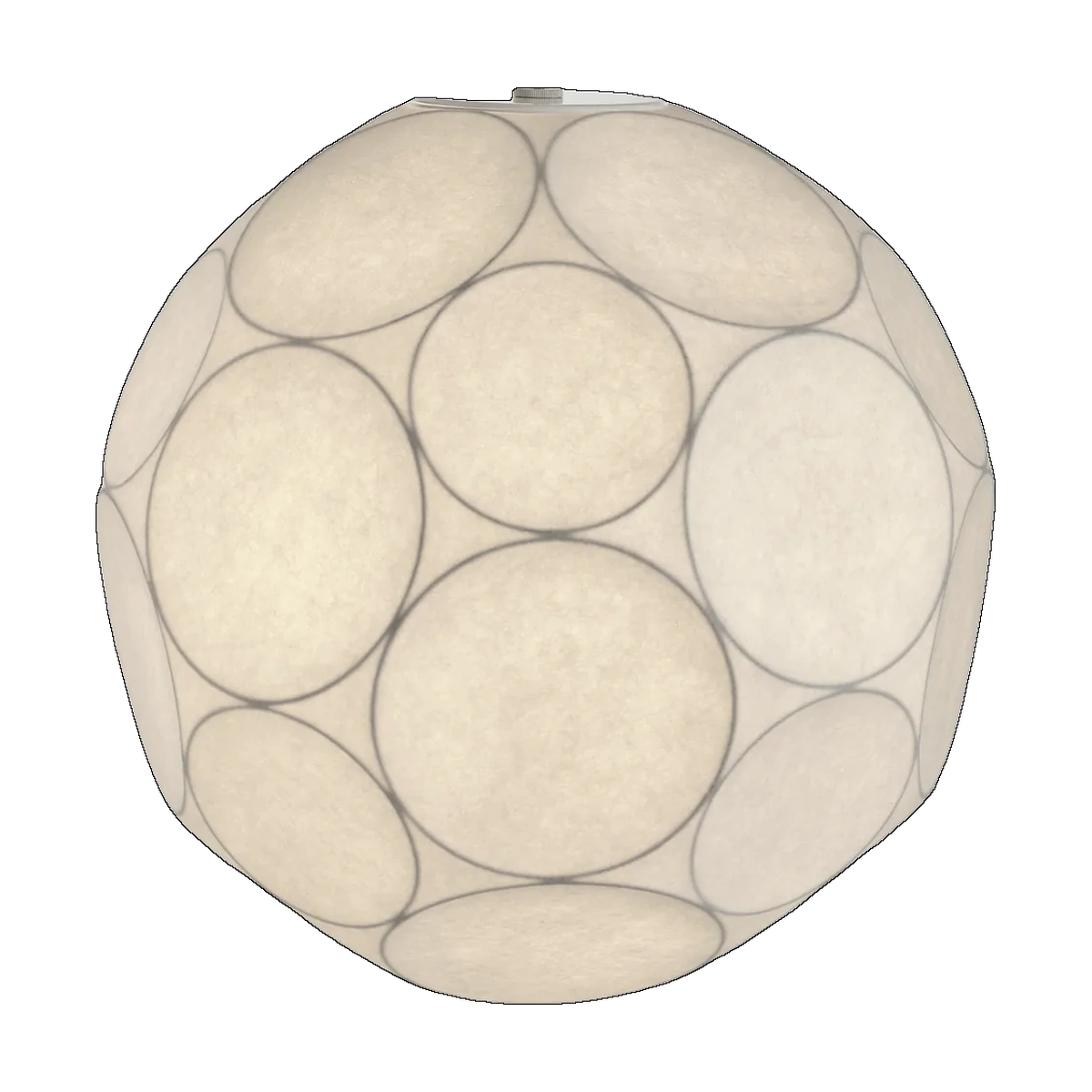 Soft Medium Pendant, White Sprayed TPU by Tom Dixon