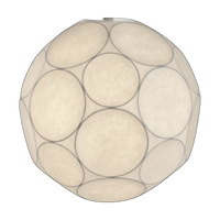 Soft Medium Pendant, White Sprayed TPU by Tom Dixon