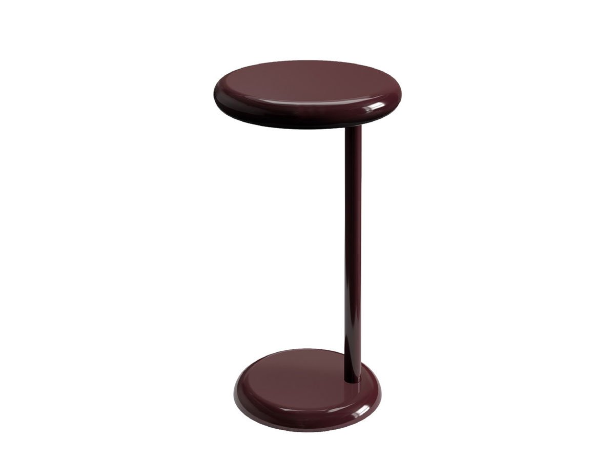 Tom Dixon Spot Side Table High-Gloss Burgundy product view