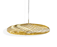 Tom Dixon Spring Large Pendant in polished brass, level 2 illuminated