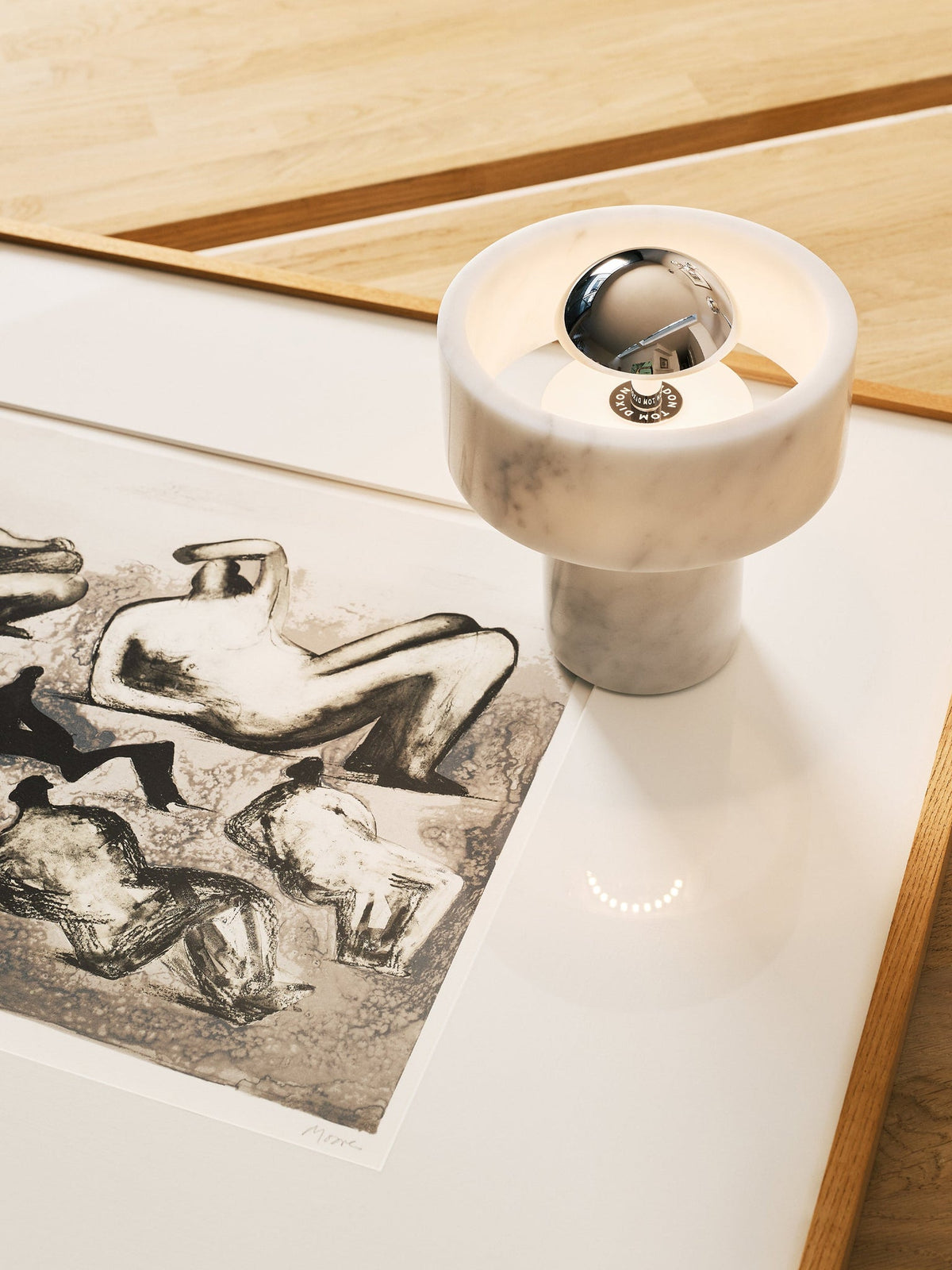 Stone Portable Light by Tom Dixon in a lifestyle setting