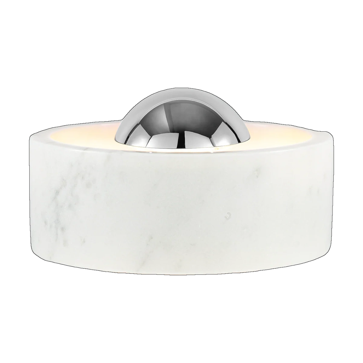 Stone Portable Light in Silver by Tom Dixon