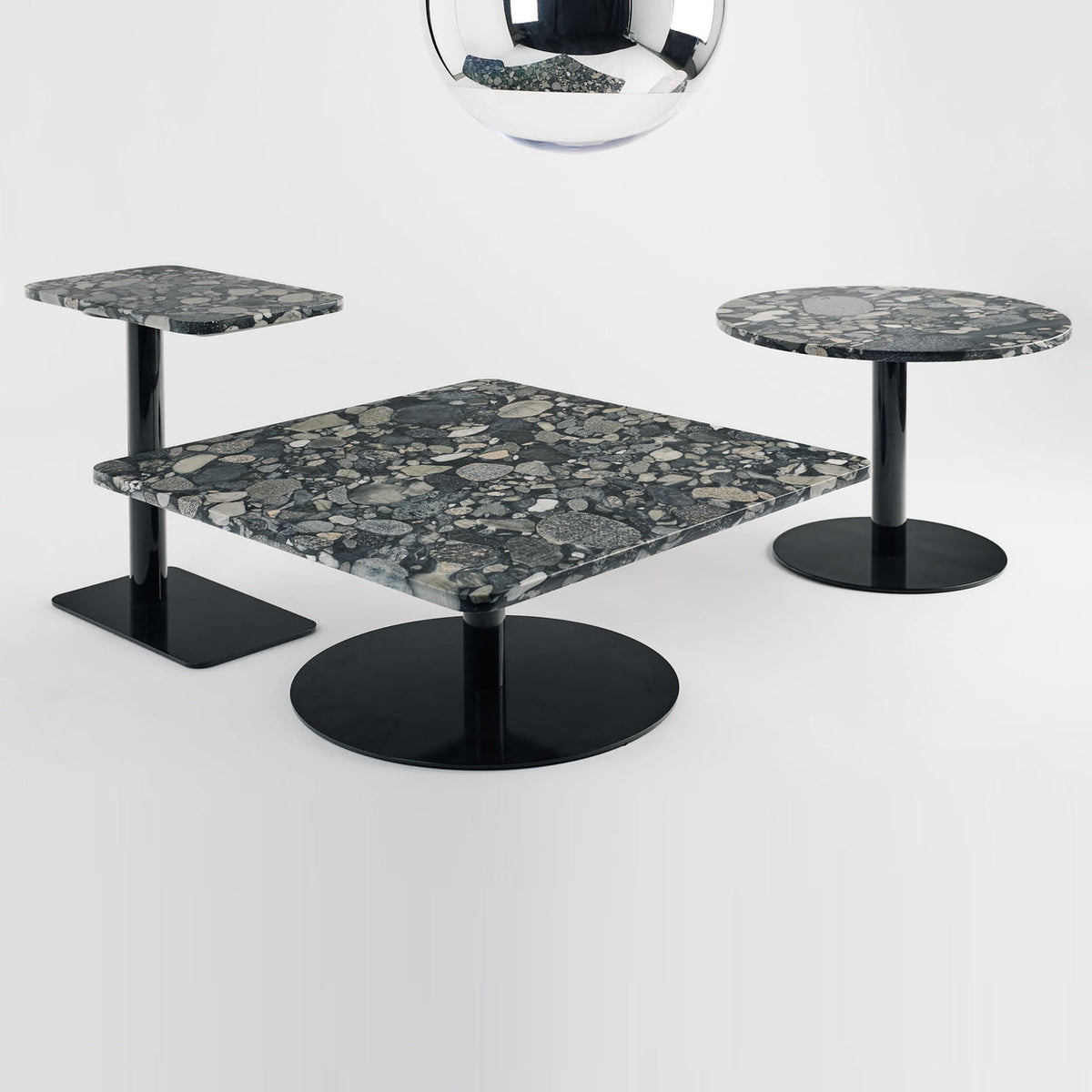 Tom Dixon Stone Rectangle Table gallery image