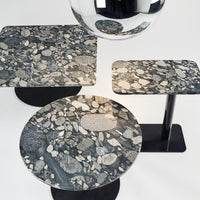 Tom Dixon Stone Rectangle Table in situ