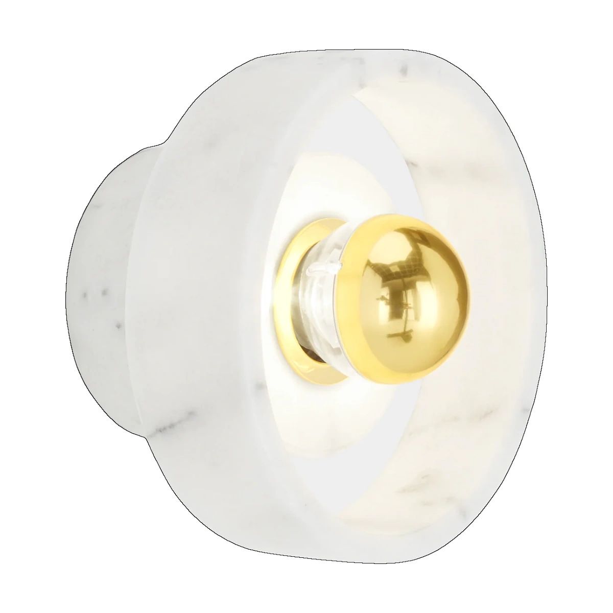 Tom Dixon Stone Wall Light in polished marble