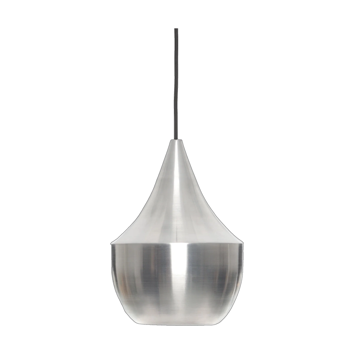 Unbeaten Fat Pendant, Hand-Brushed Aluminium by Tom Dixon