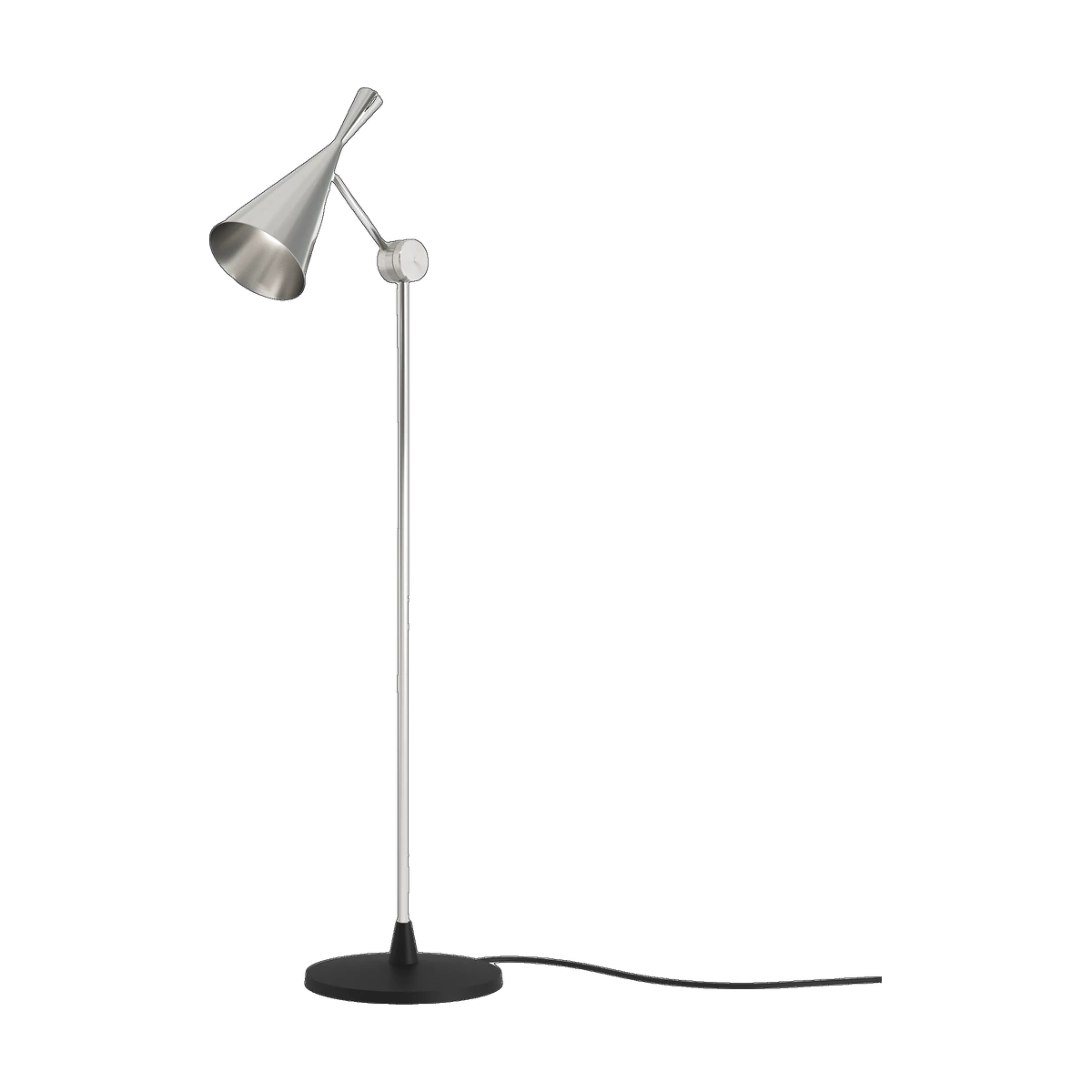 Unbeaten Floor Light in Brushed Aluminium by Tom Dixon