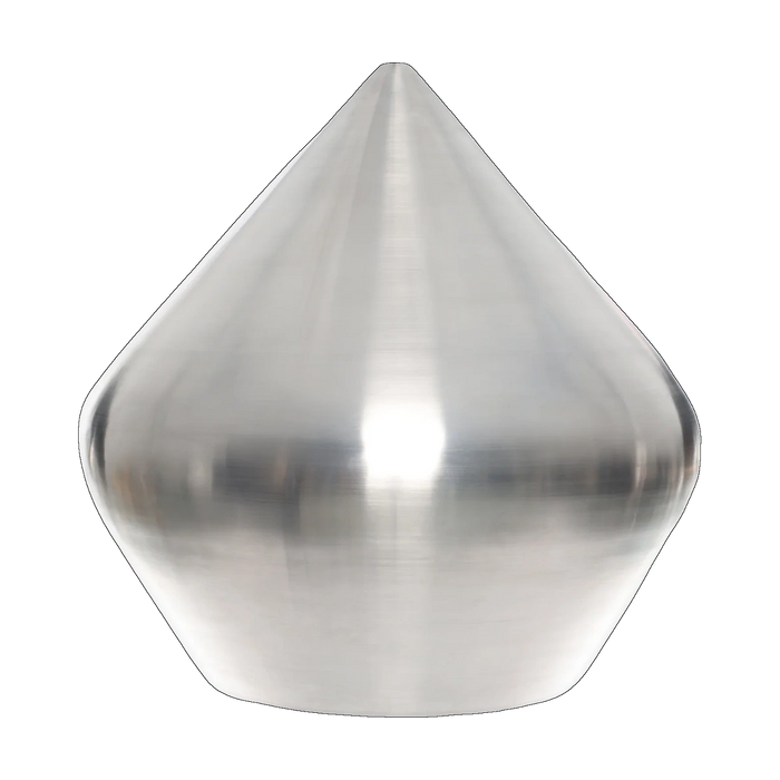 Unbeaten Stout Pendant, Hand-Brushed Aluminium by Tom Dixon