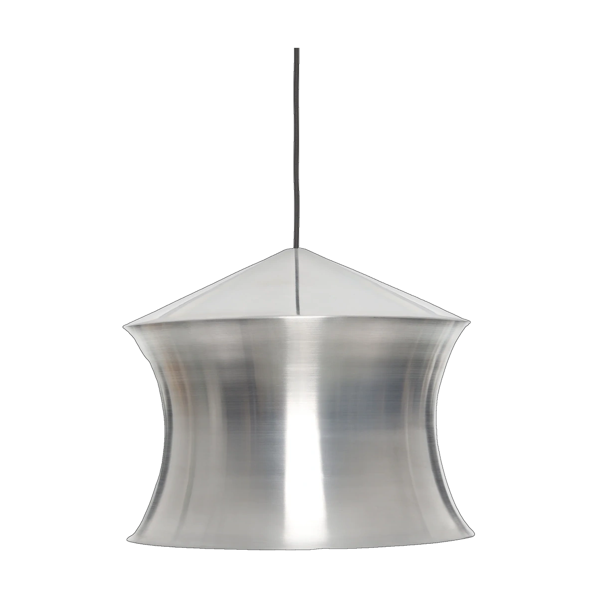 Unbeaten Waist Pendant, Hand-Brushed Aluminium by Tom Dixon