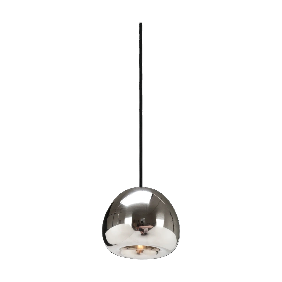 Void Mini Pendant, Mirrored Steel by Tom Dixon