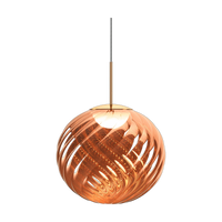 Whirl Large Pendant, Copper Polished Polycarbonate by Tom Dixon