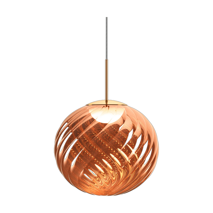 Whirl Large Pendant, Copper Polished Polycarbonate by Tom Dixon