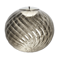 Whirl Large Pendant, Silver Polished Polycarbonate by Tom Dixon