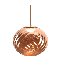 Whirl Medium Pendant, Copper Polished Polycarbonate by Tom Dixon