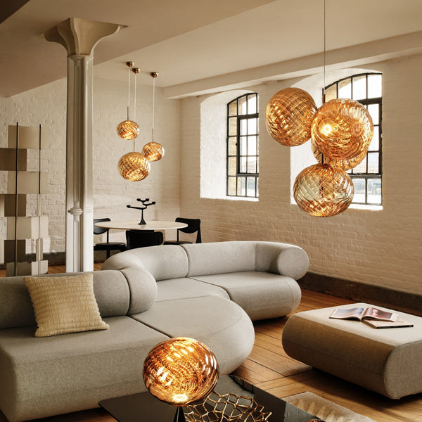 Tom Dixon Whirl lighting in an official interior installation
