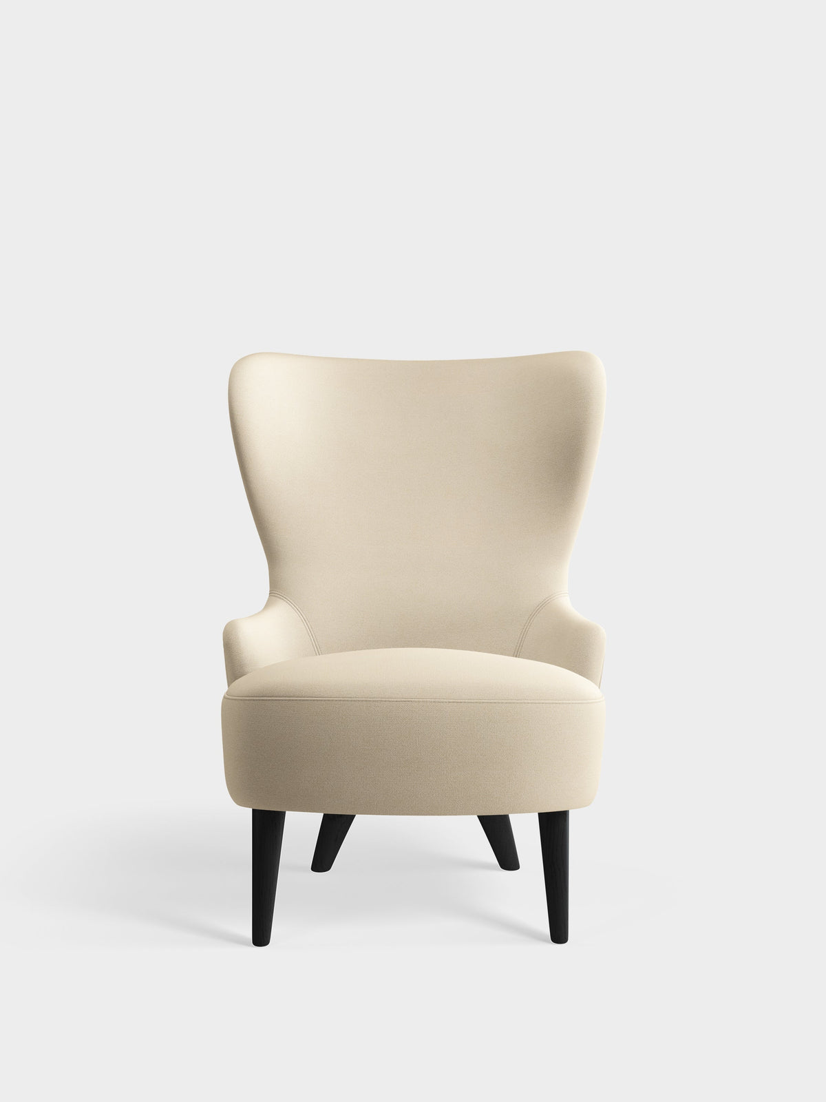 Wingback Micro Chair Bright White Kvadrat Hallingdal 65