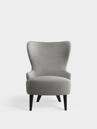 Wingback Micro Chair Light Grey Kvadrat Hallingdal 65