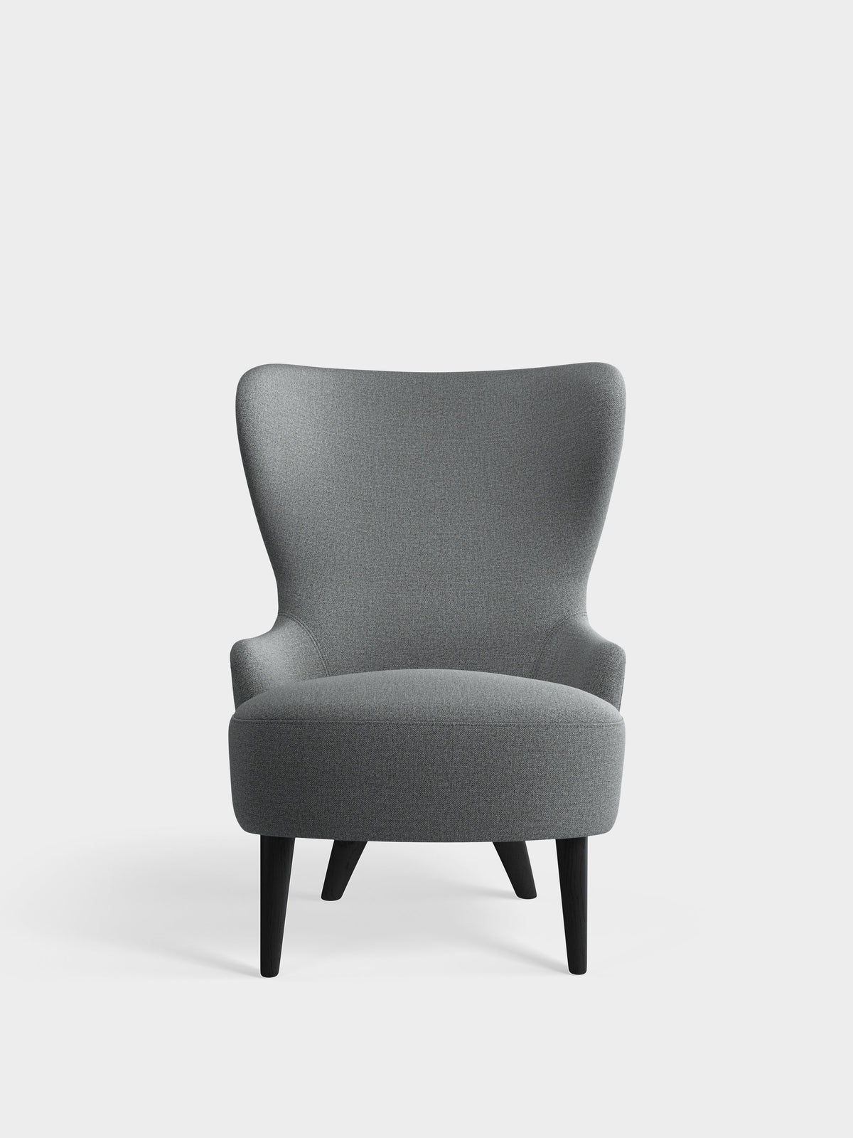 Wingback Micro Chair Mid Grey Kvadrat Hallingdal 65