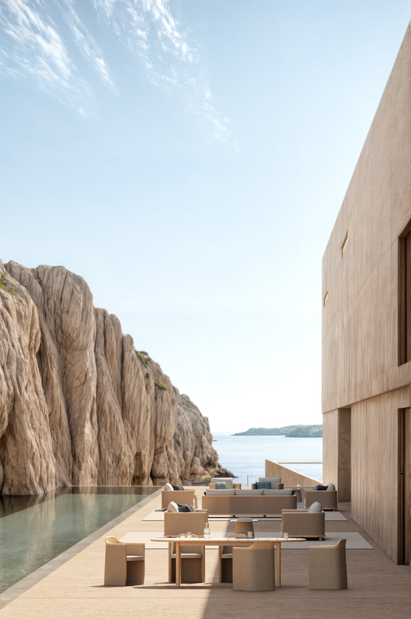 Umbra outdoor furniture lifestyle image by SKLD Studio, designed by Adam Johnston