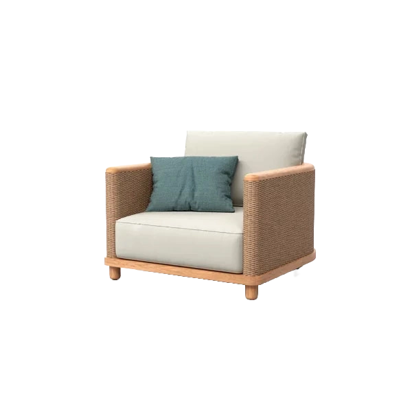 Umbra Armchair outdoor lounge chair by SKLD Studio, designed by Adam Johnston