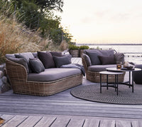 Basket lounge chair outdoor lifestyle by Cane-line
