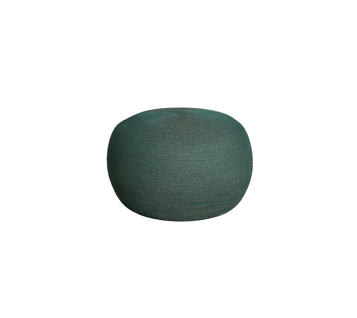 Circle footstool large Dark green product image by Cane-line