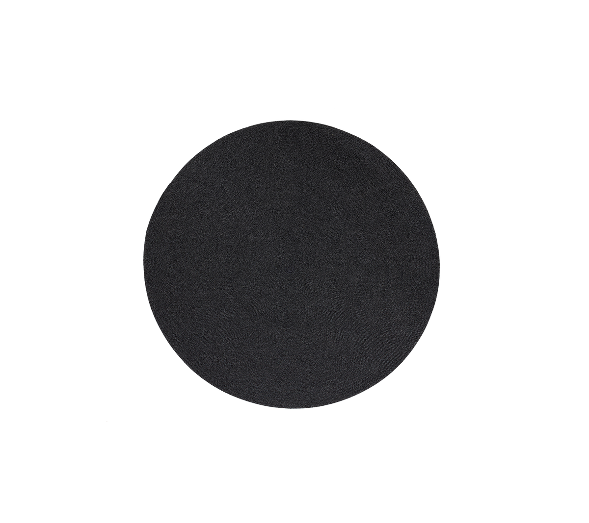 Circle rug dia. 140 cm Dark grey product image by Cane-line