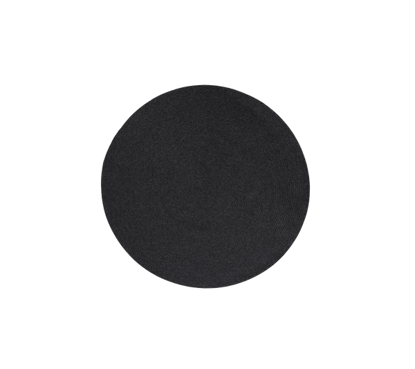 Circle rug dia. 140 cm Dark grey product image by Cane-line