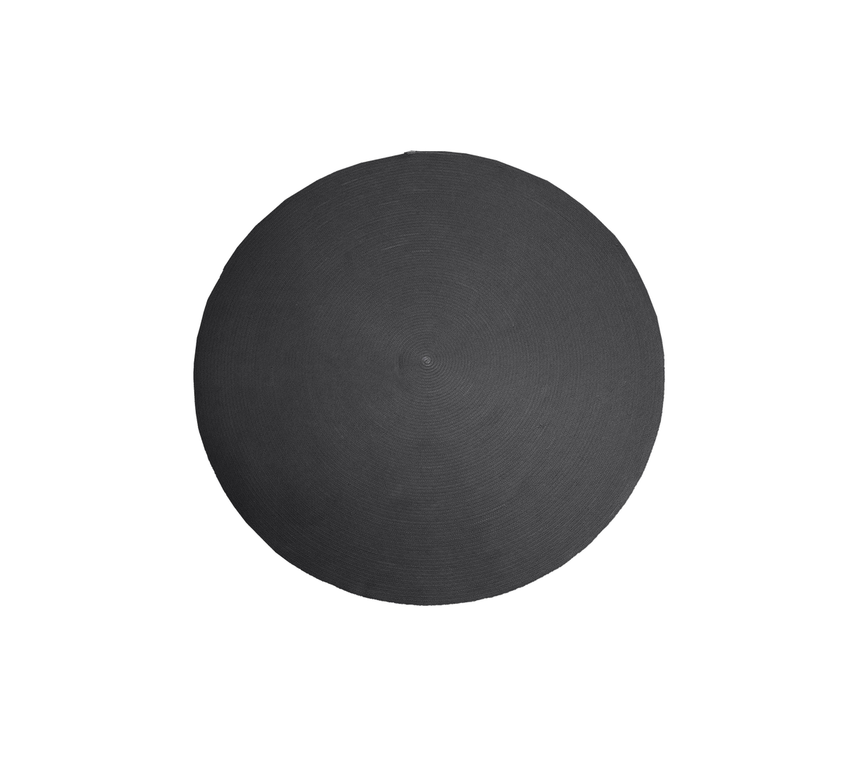 Circle rug dia. 200 cm Dark grey product image by Cane-line