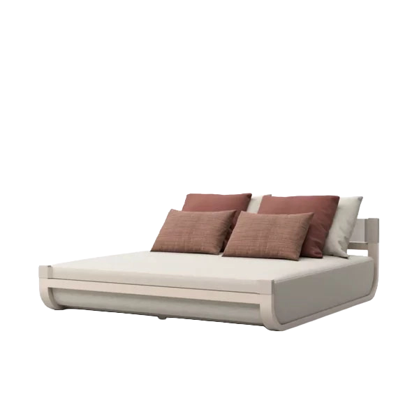 Ventus Double Lounger chaise lounge by SKLD Studio, designed by Belén Burguete