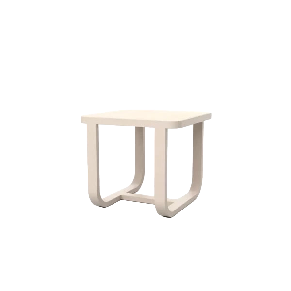 Ventus Square Auxiliary Table outdoor side table by SKLD Studio, designed by Belén Burguete