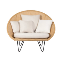 Vincent Sheppard Joe Lounge Black Base, isolated transparent product image