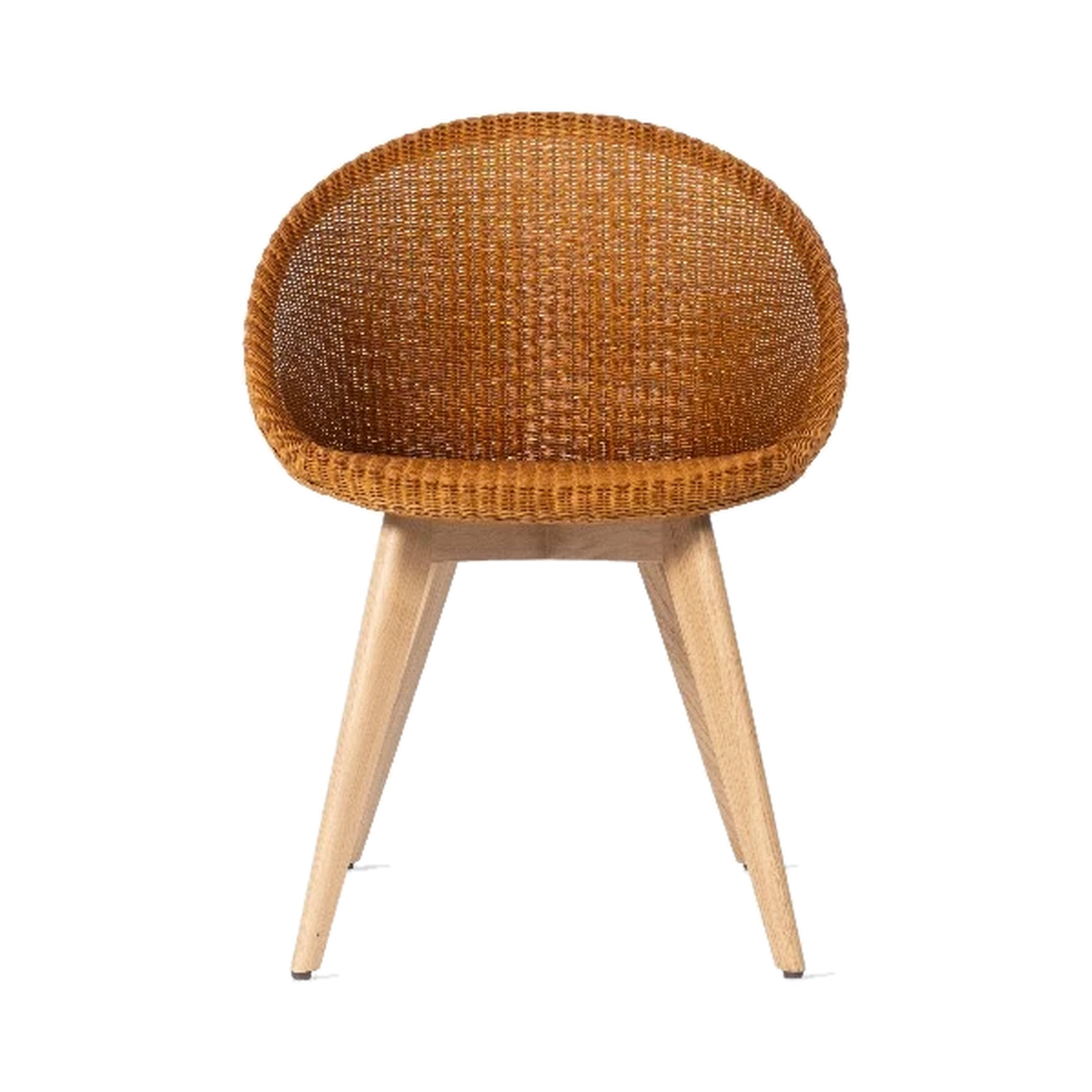 Vincent Sheppard Joe Dining Chair Oak Base, isolated transparent product image