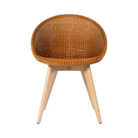 Vincent Sheppard Joe Dining Chair Oak Base, isolated transparent product image